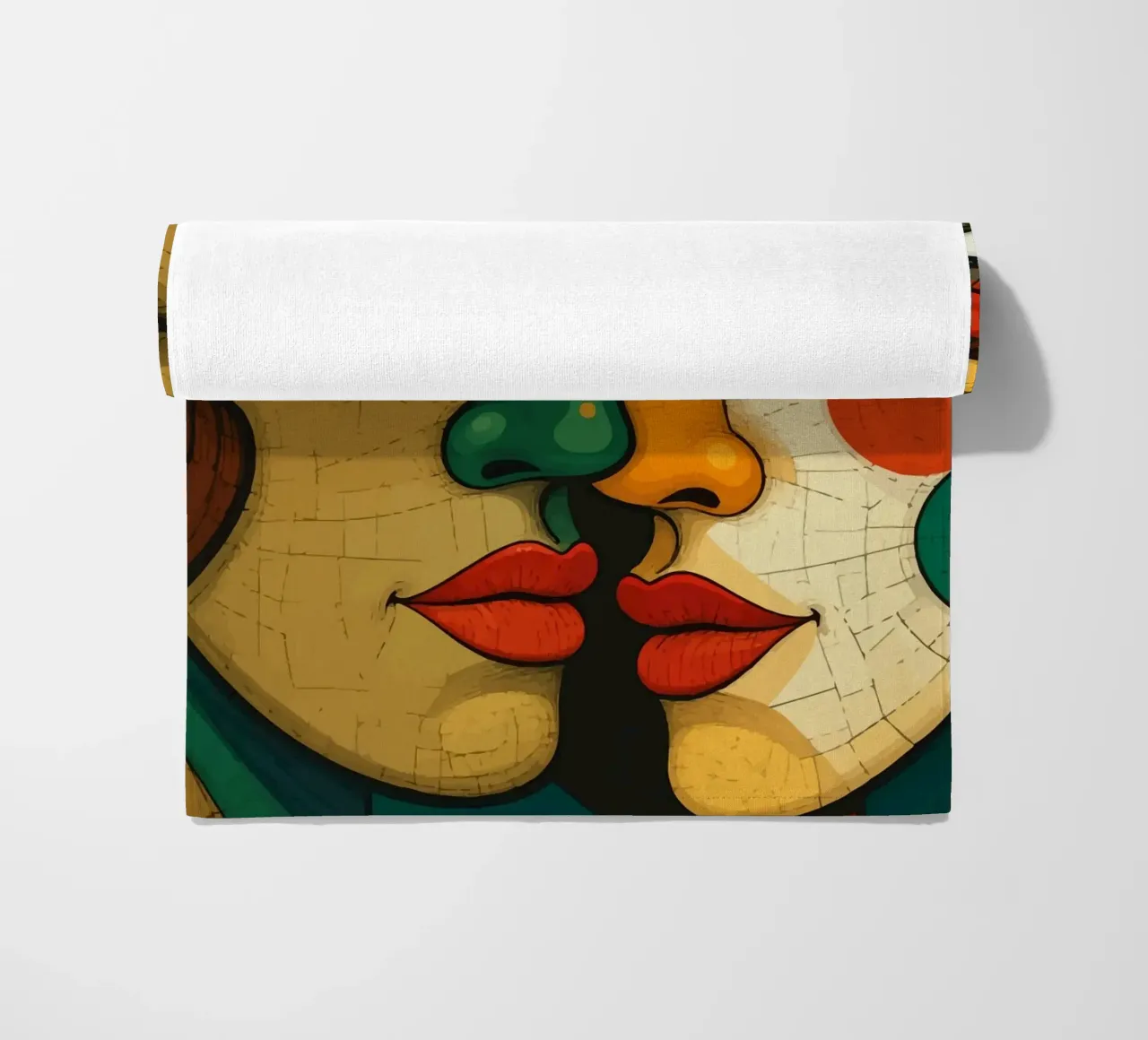 Volti astratti telo mare da Mohs