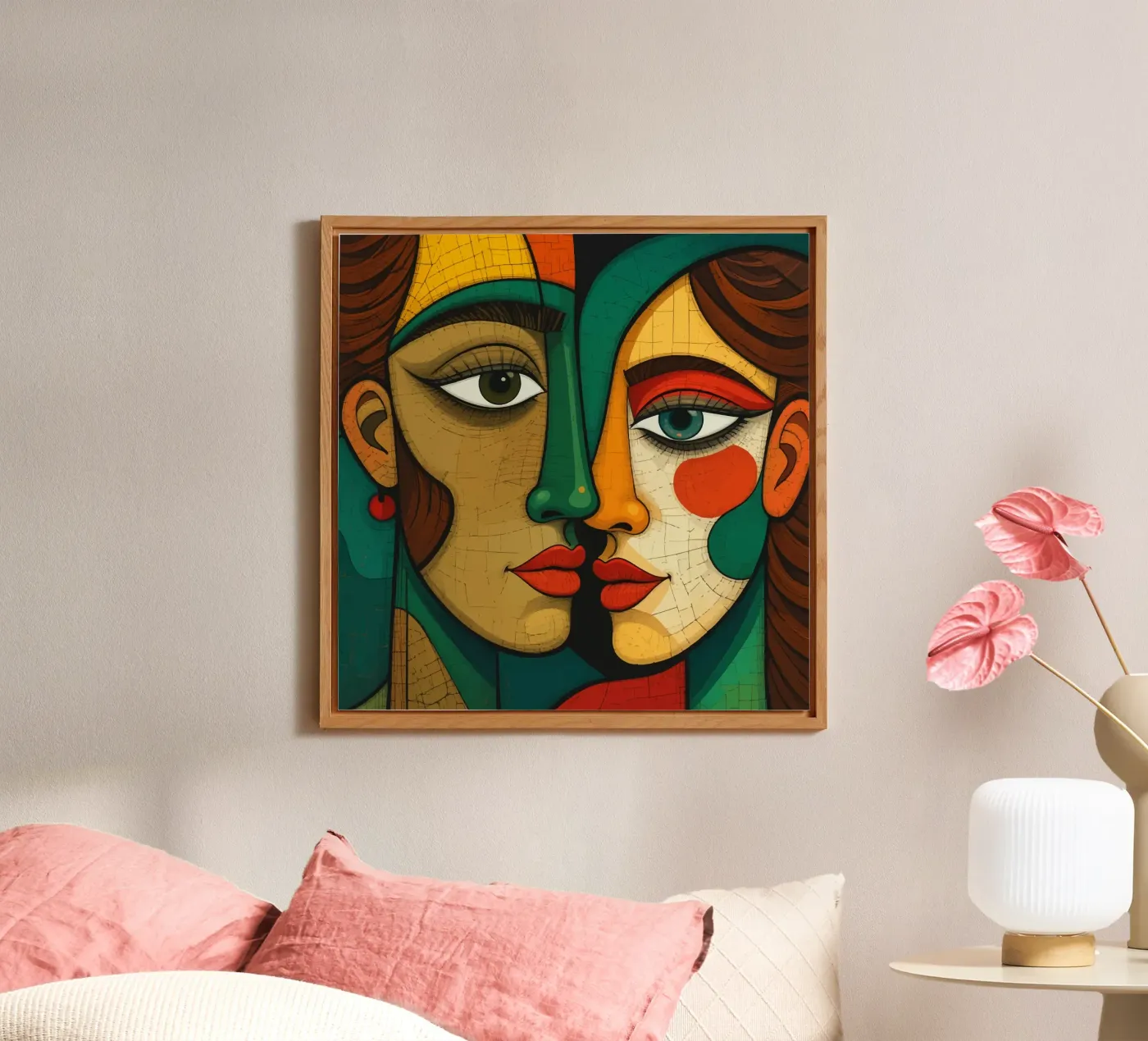 Abstract faces forex plate by Mohs