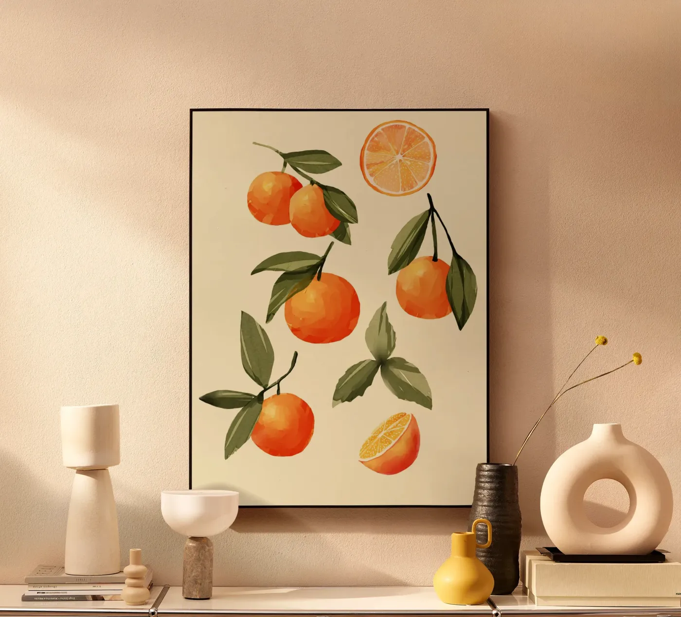 Oranges forex plate by Katie O'Shea