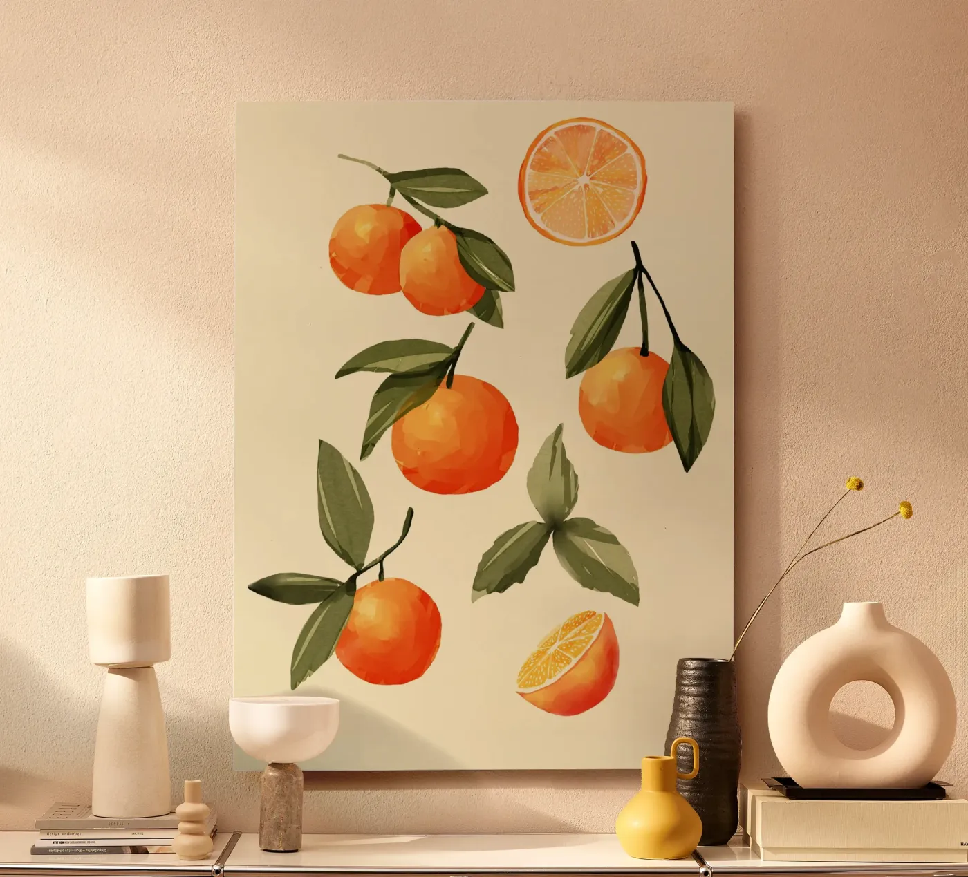 Oranges forex plate by Katie O'Shea