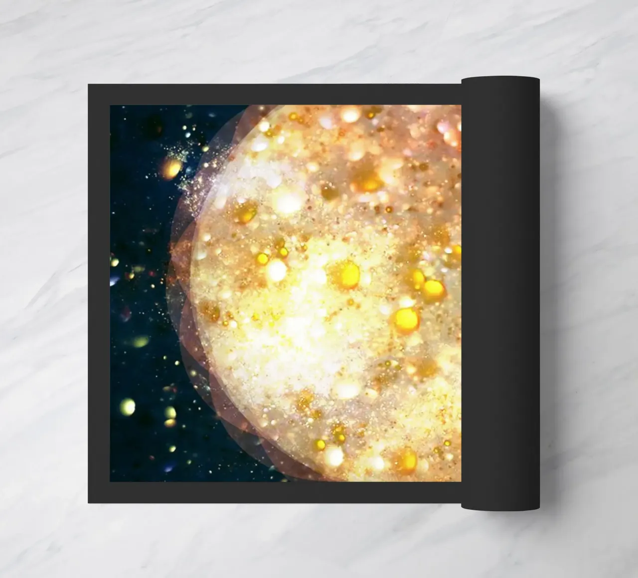 Planet Light Abstract Print zerbino da lovely lines