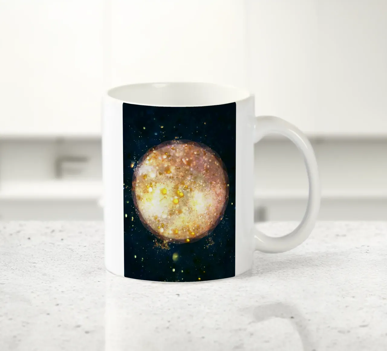 Planet Light Abstract Print tazza in ceramica da lovely lines