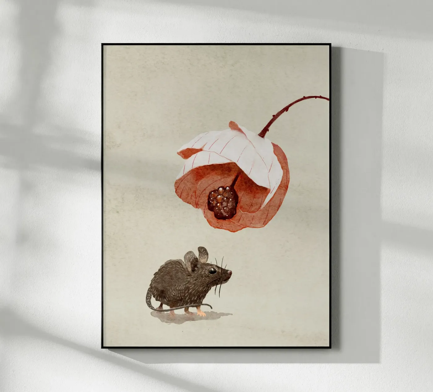 Topo e fiore plexiglass da Katie O'Shea