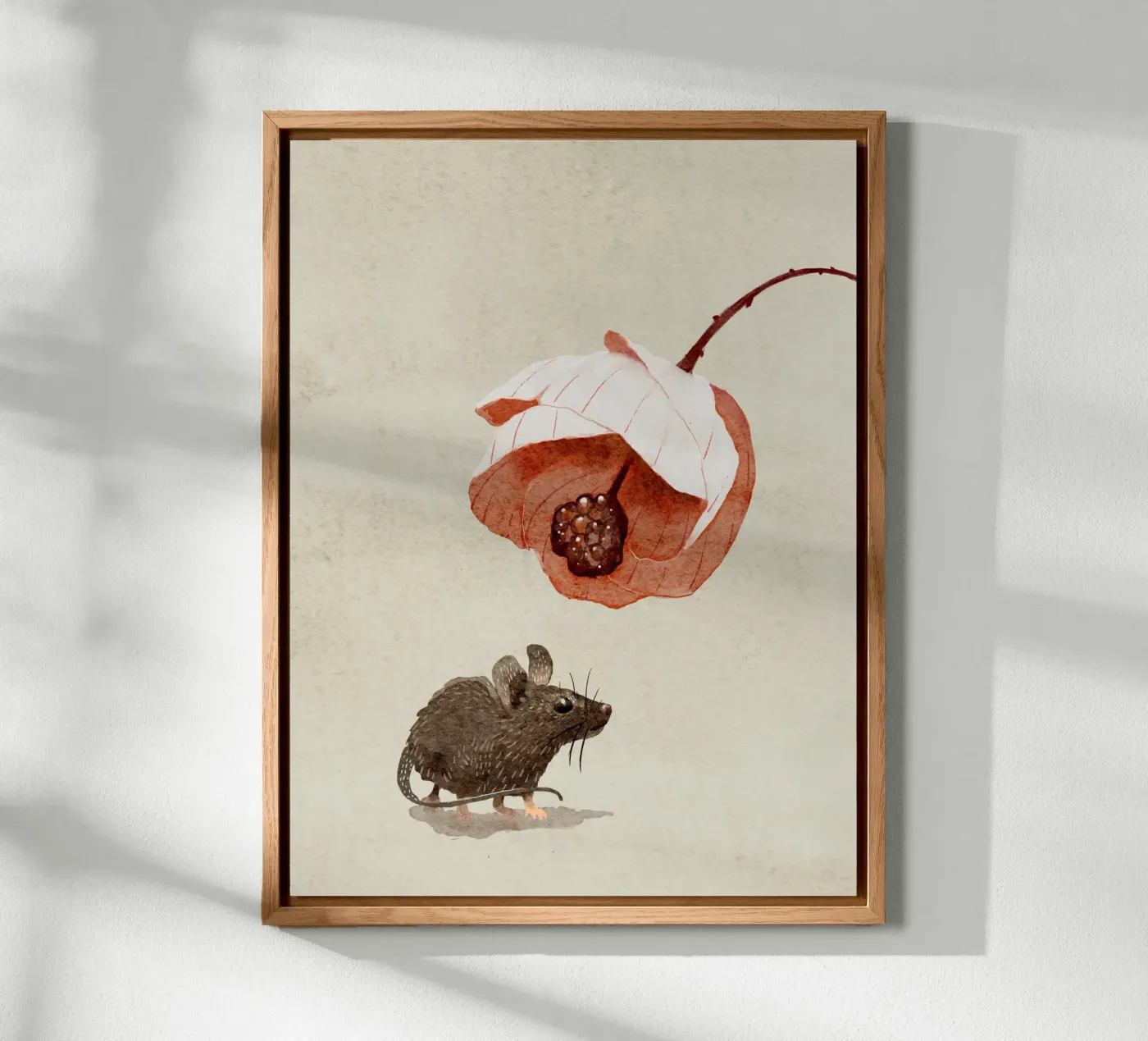 Topo e fiore pannello forex da Katie O'Shea