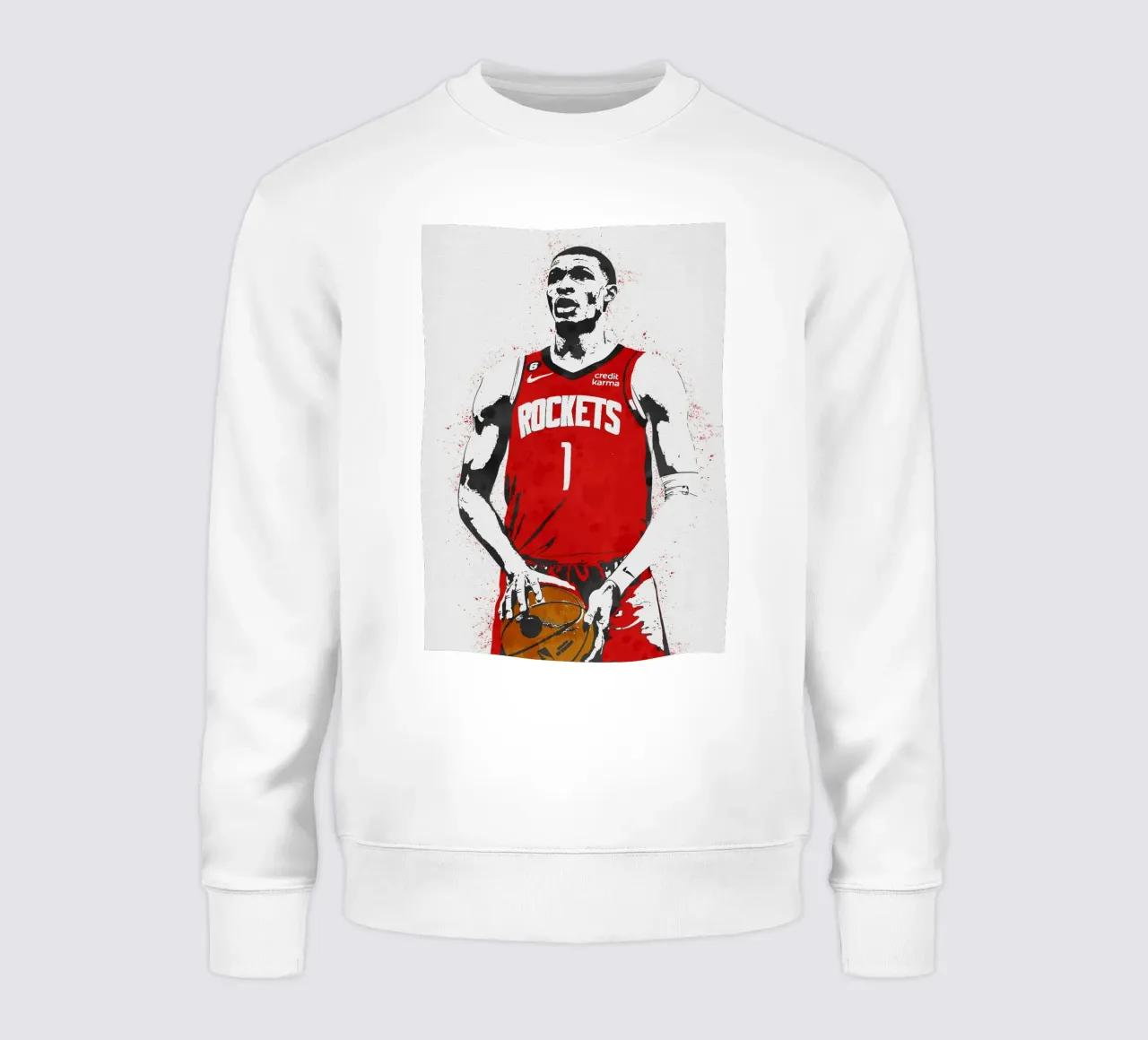 Jabari Smith Jr Houston Rockets felpa da tenten