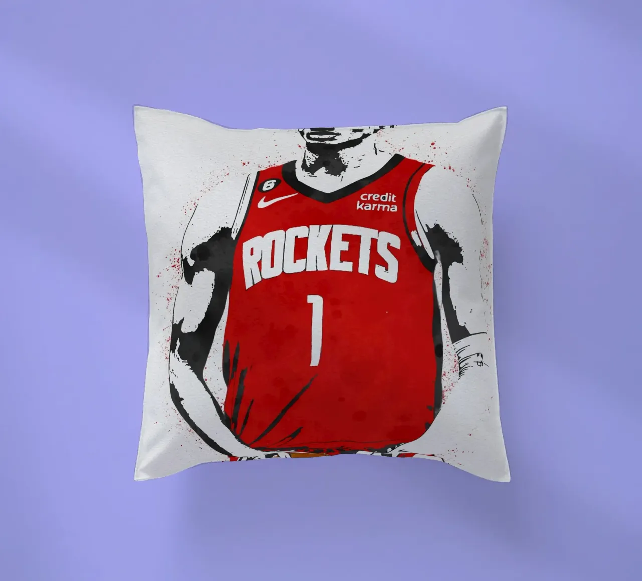 Jabari Smith Jr Houston Rockets cuscino da tenten