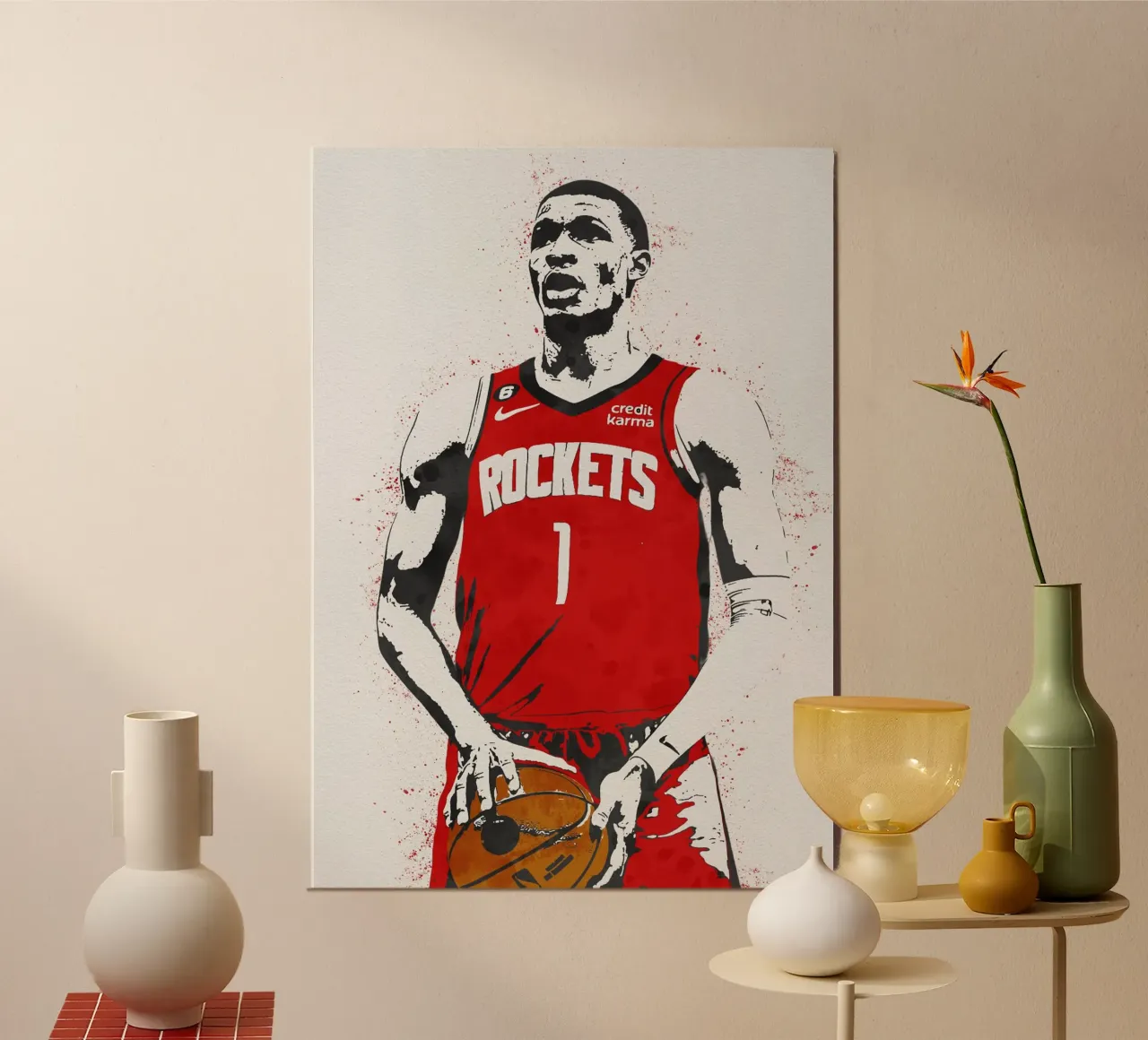 Jabari Smith Jr Houston Rockets carta hahnemühle da tenten