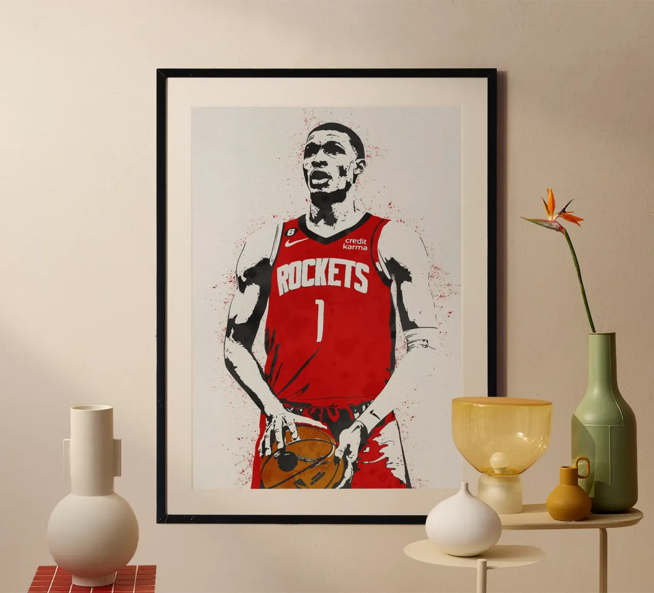 Jabari Smith Jr Houston Rockets carta hahnemühle da tenten