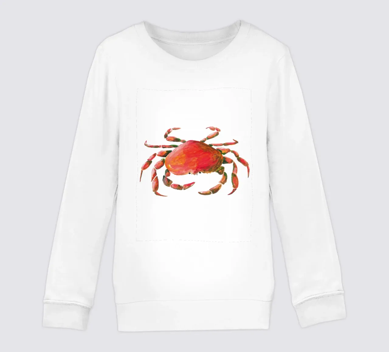 Crab felpa bambino da Femke Zwaan