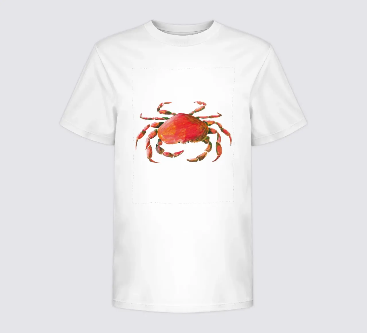 Crab t-shirt bambini da Femke Zwaan