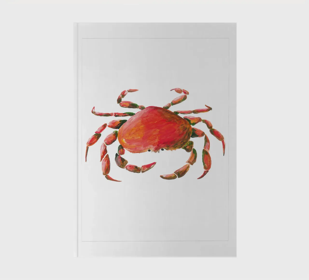 Crab notebook by Femke Zwaan