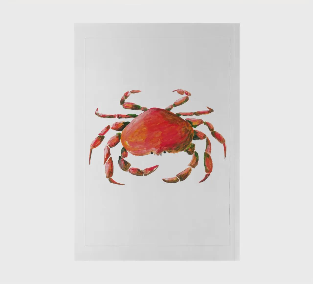 Crab notebook by Femke Zwaan