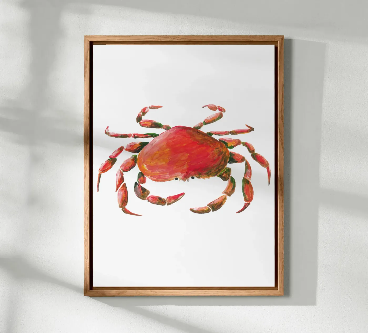 Crab forex-plaat van Femke Zwaan