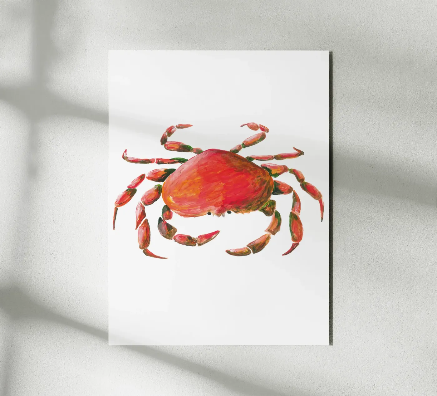 Crab forex-plaat van Femke Zwaan