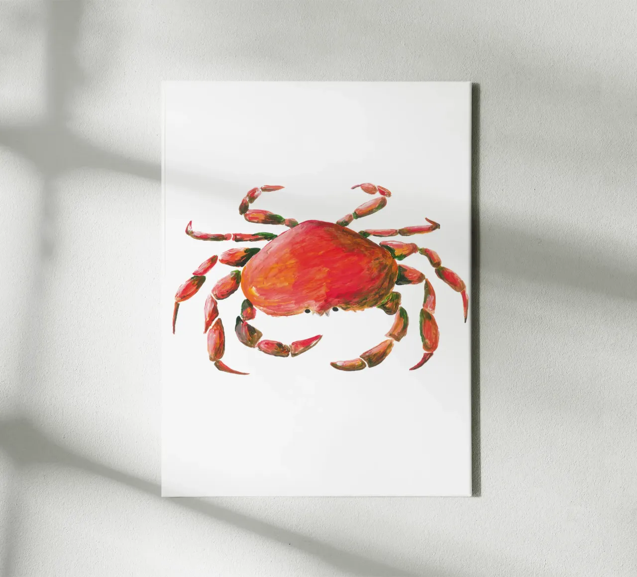 Crab tela con Cornice a cassetta da Femke Zwaan