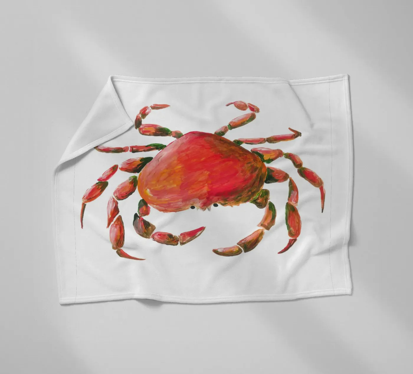 Crab Fleecedecke von Femke Zwaan