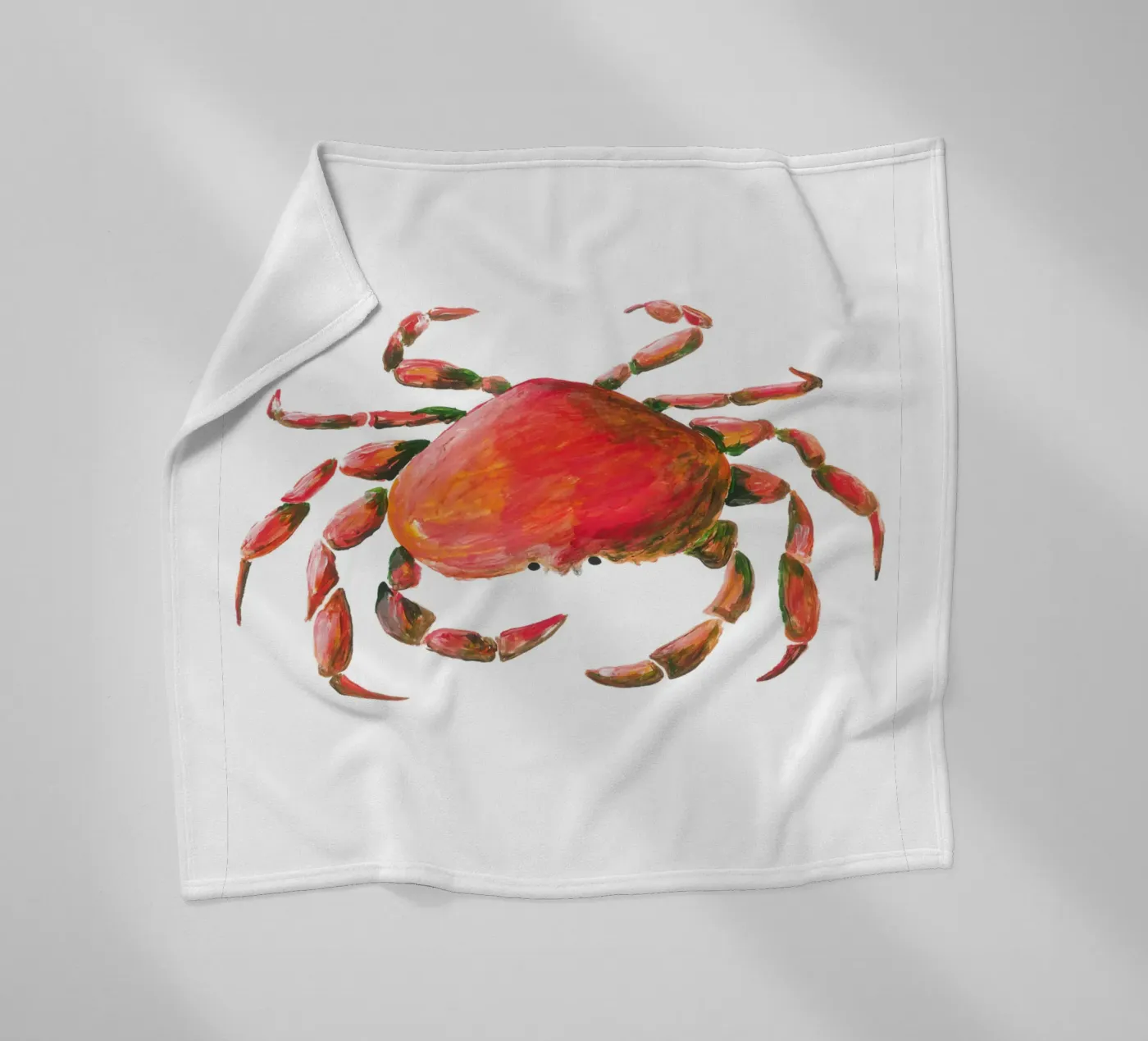 Crab Fleecedecke von Femke Zwaan