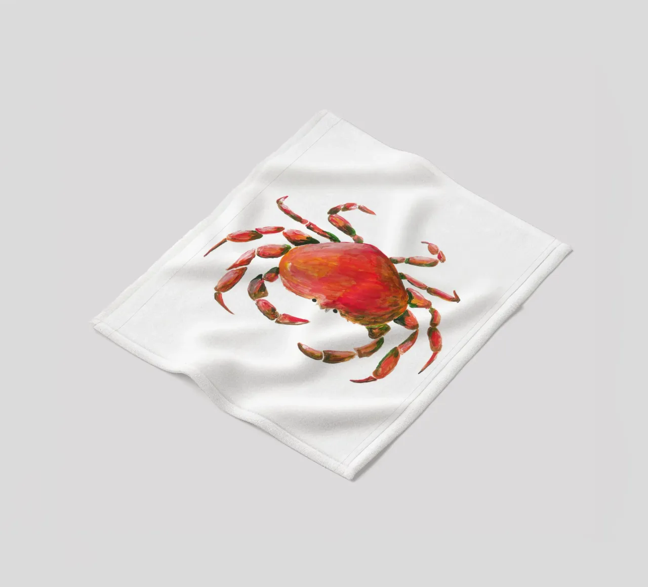 Crab Fleecedecke von Femke Zwaan
