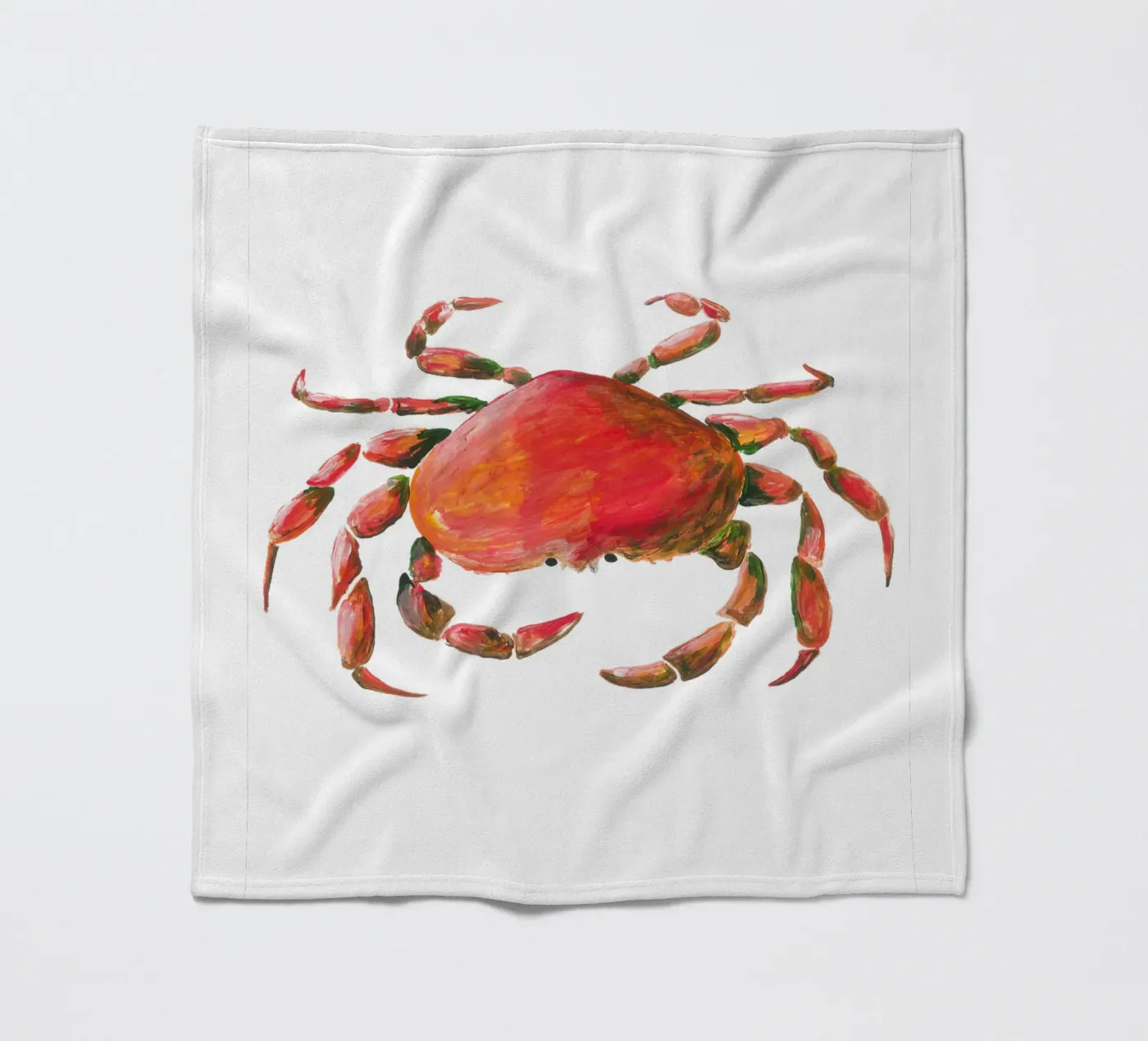 Crab Fleecedecke von Femke Zwaan