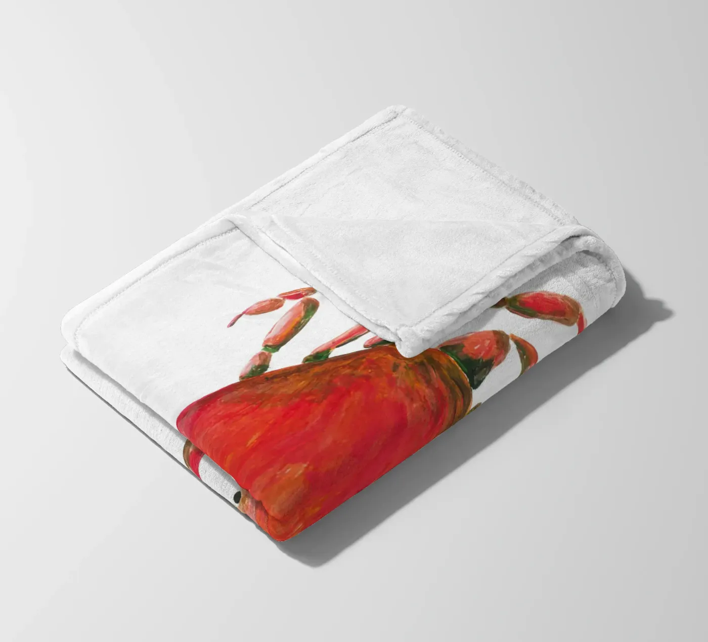 Crab Fleecedecke von Femke Zwaan