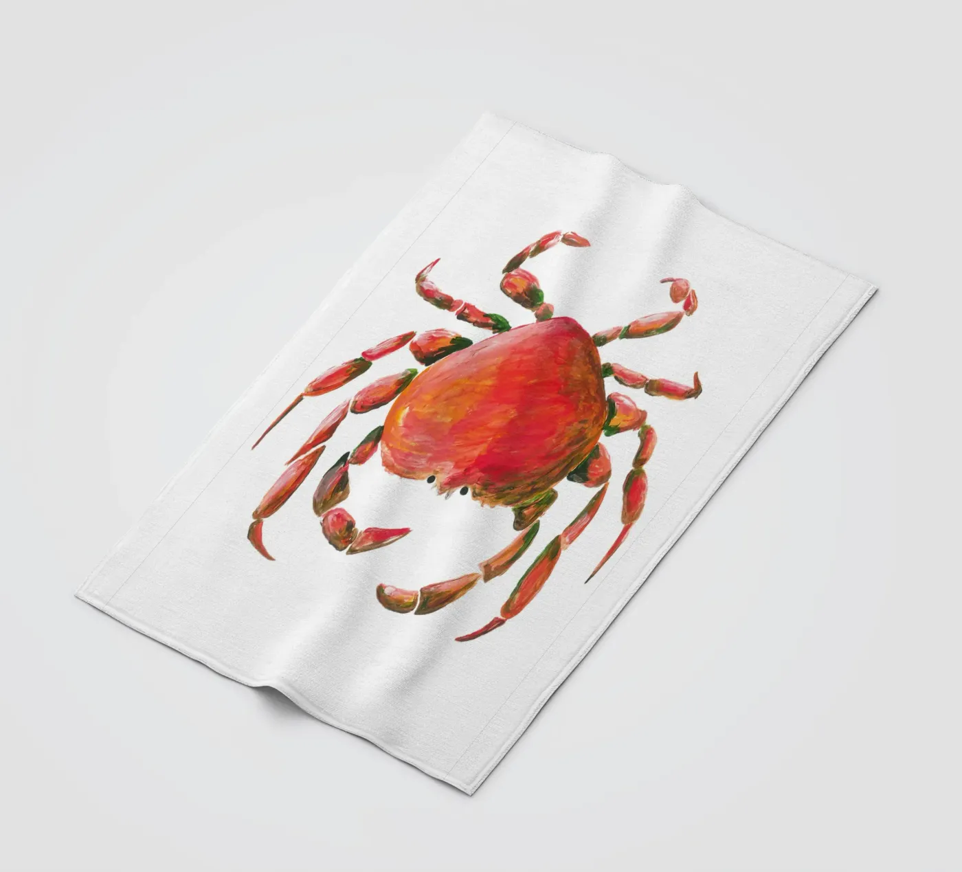 Crab Fleecedecke von Femke Zwaan