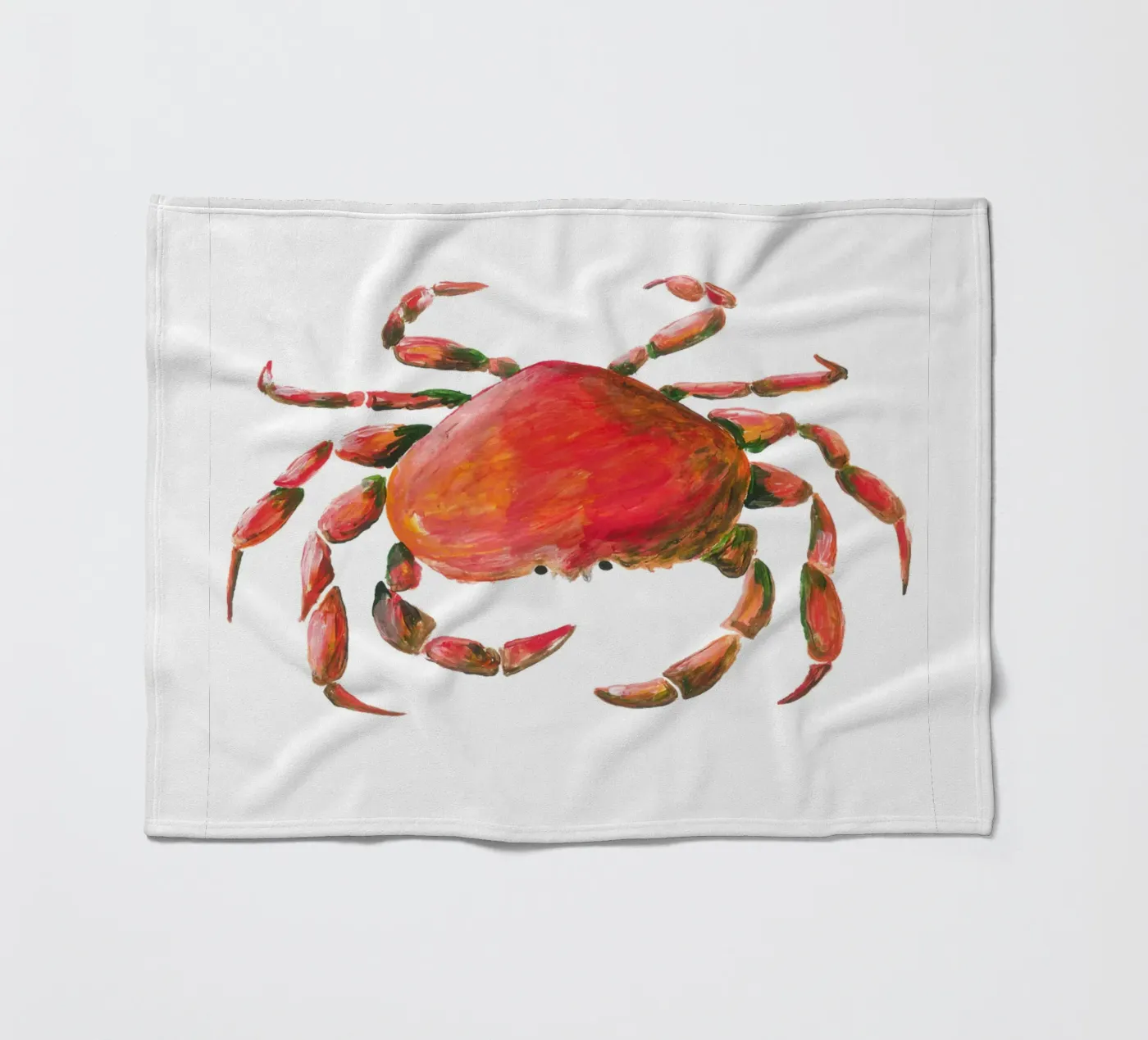 Crab Fleecedecke von Femke Zwaan
