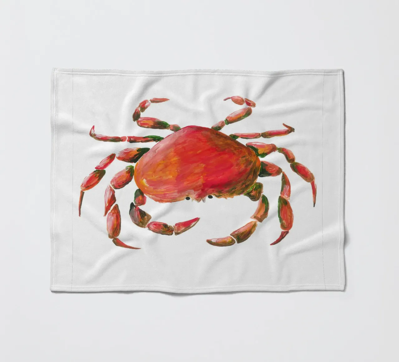 Crab Fleecedecke von Femke Zwaan