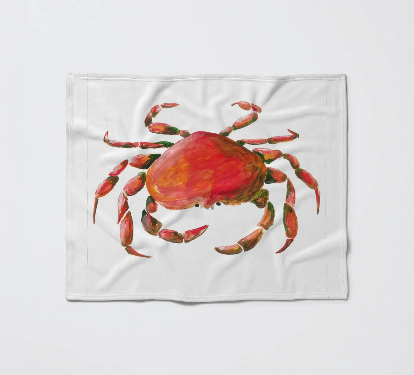Crab Fleecedecke von Femke Zwaan