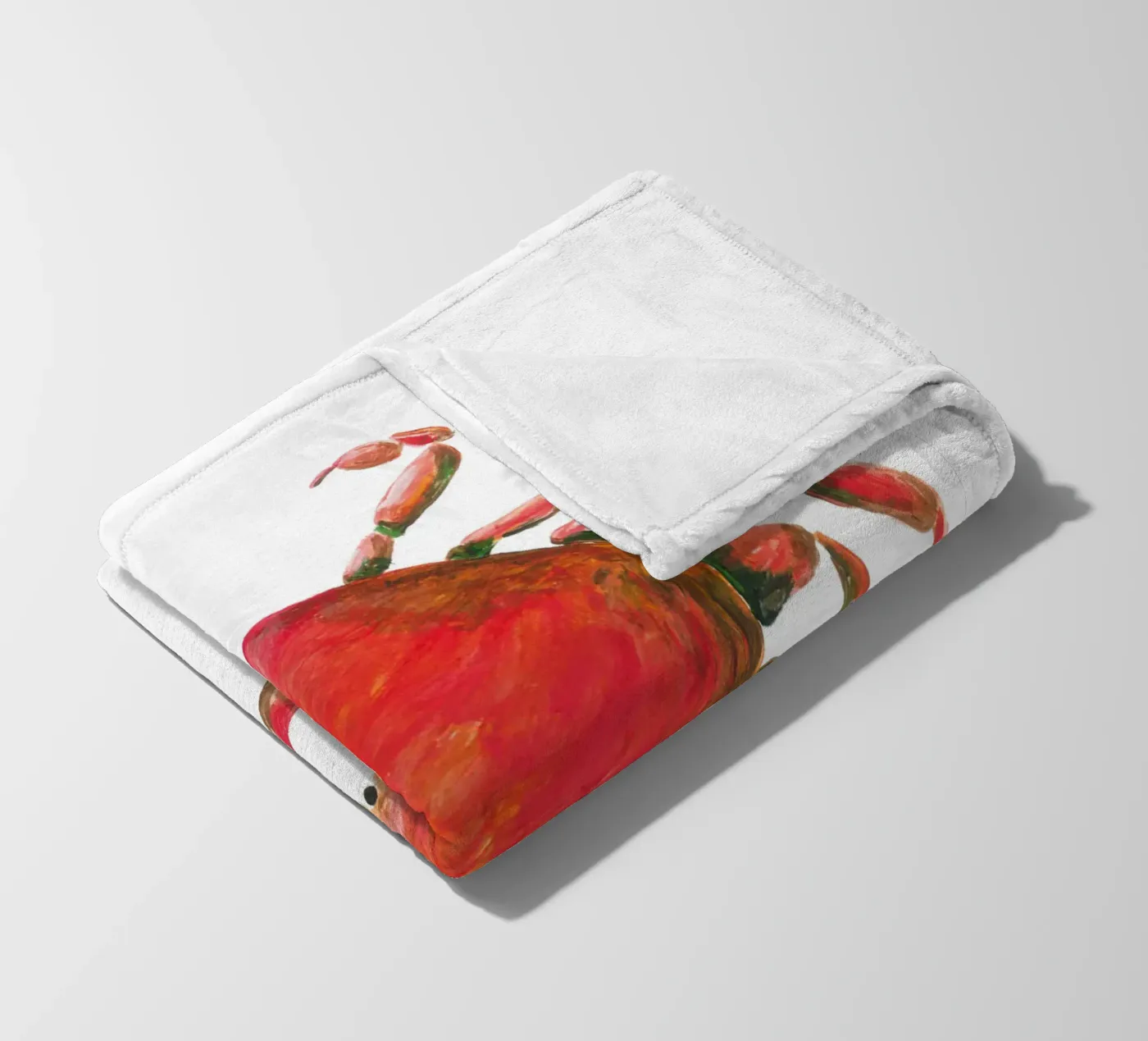 Crab Fleecedecke von Femke Zwaan