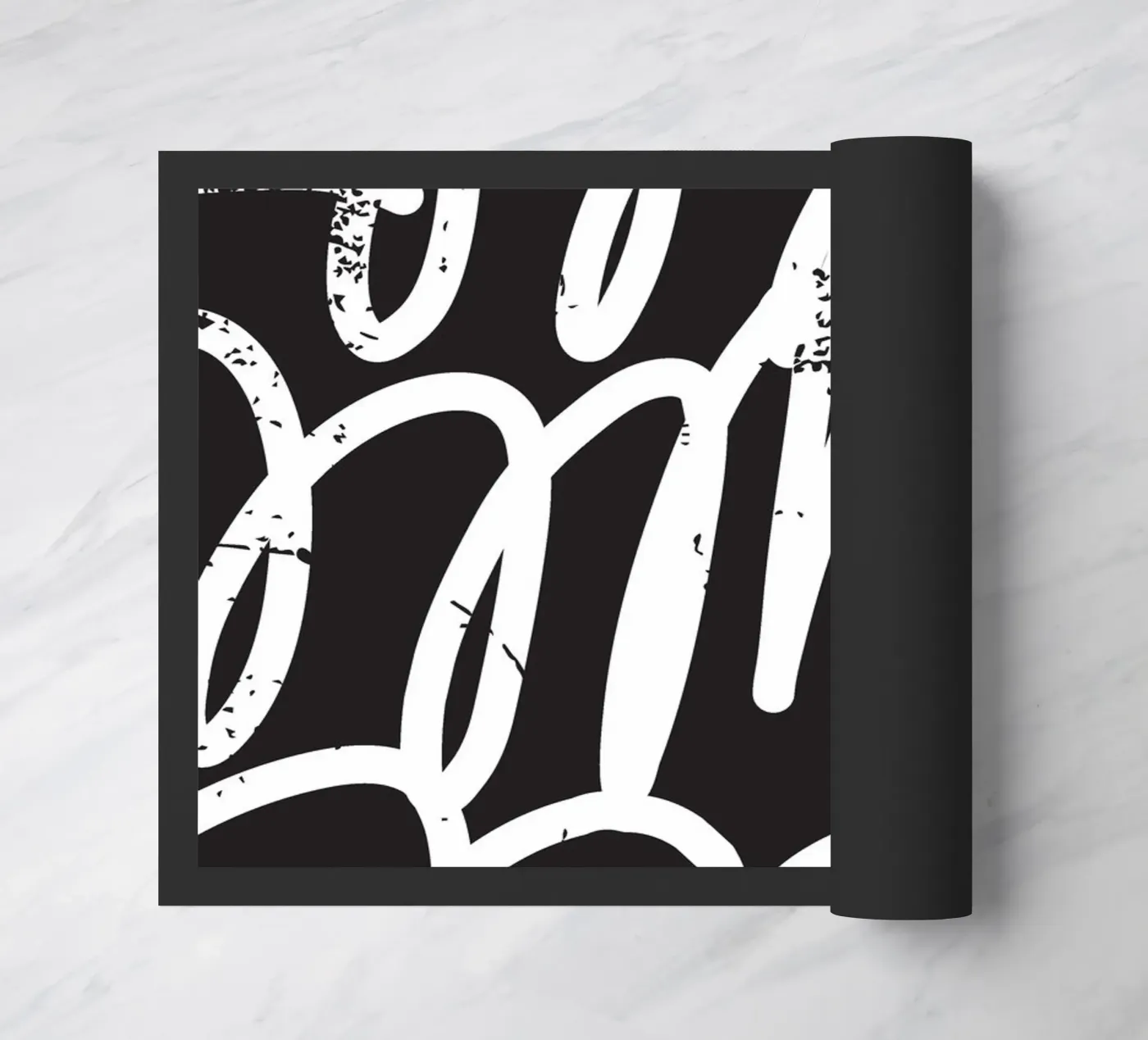 Illustration Scribble Art deurmat van galihstudio