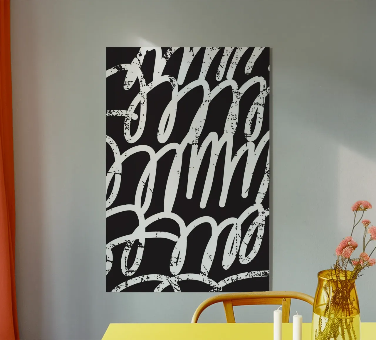 Illustration Scribble Art plexiglass da galihstudio