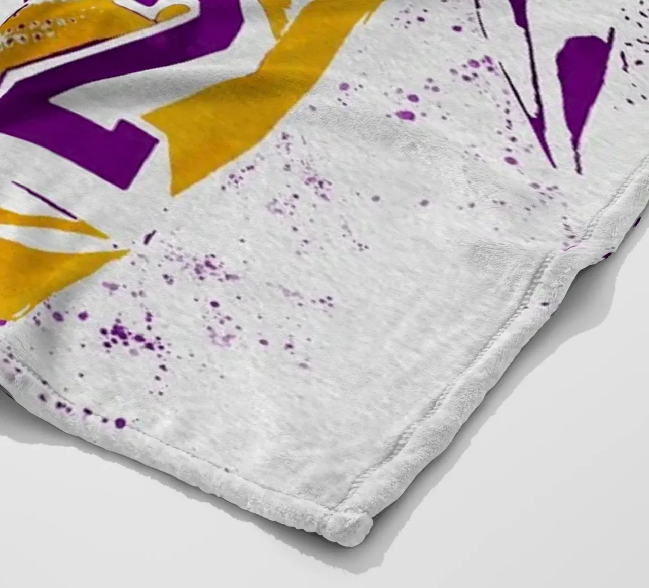 James Worthy LA Lakers coperta in pile da tenten