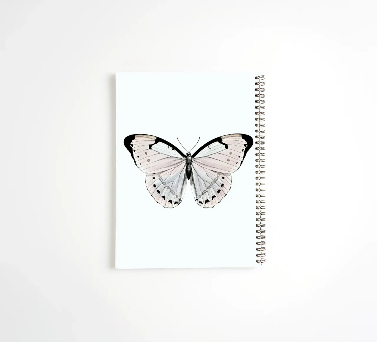 Papillion Rose spiral notebook by Monika Strigel