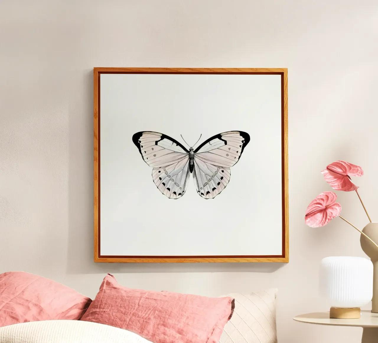 Papillion Rose plexiglass da Monika Strigel