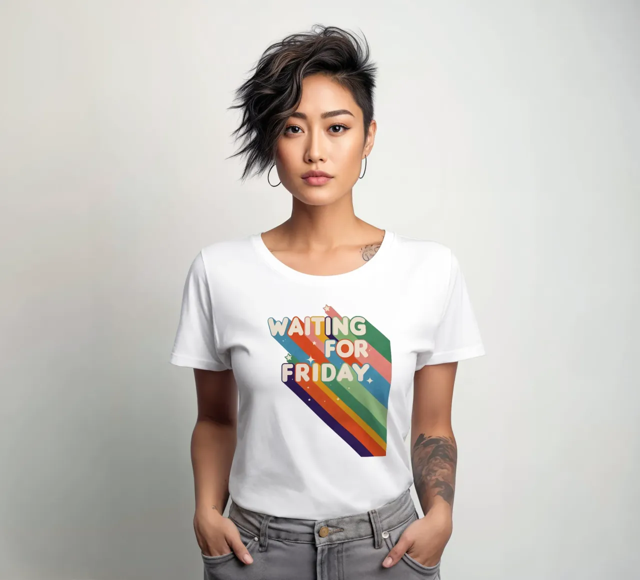 Aspettando il venerdì Retro Art t-shirt da donna da showmemars