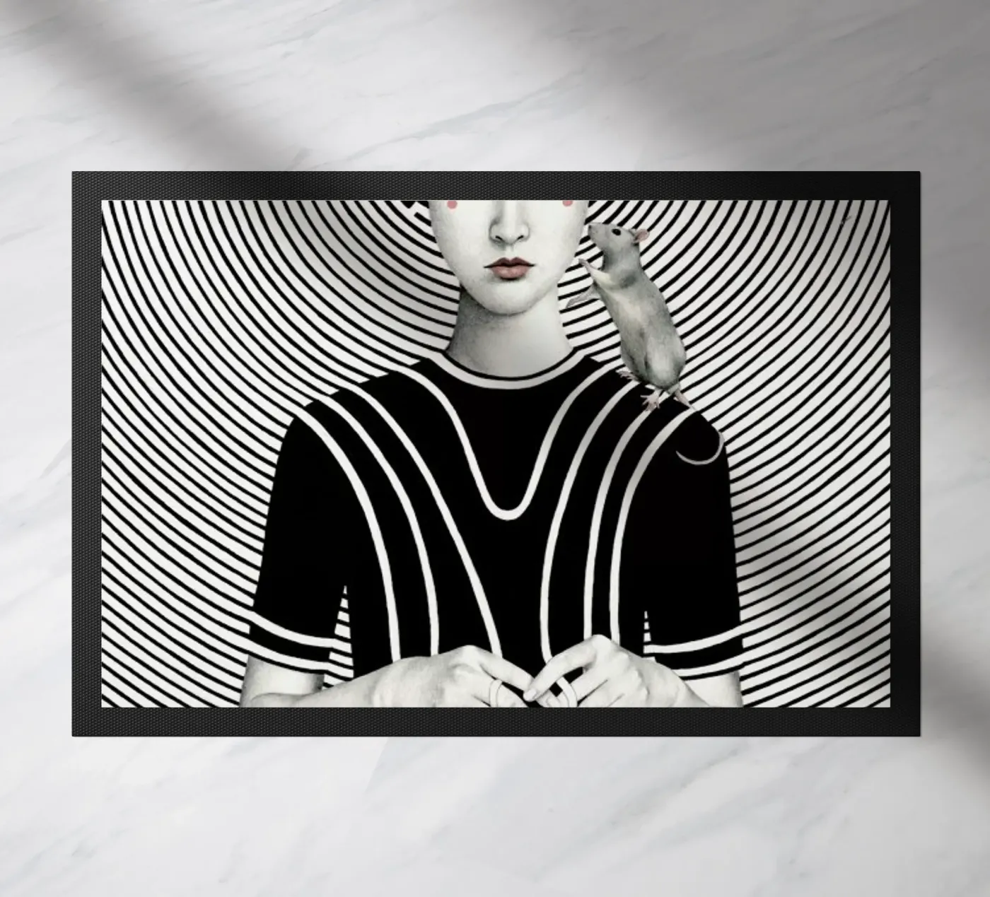 Mara doormat by Sofia Bonati