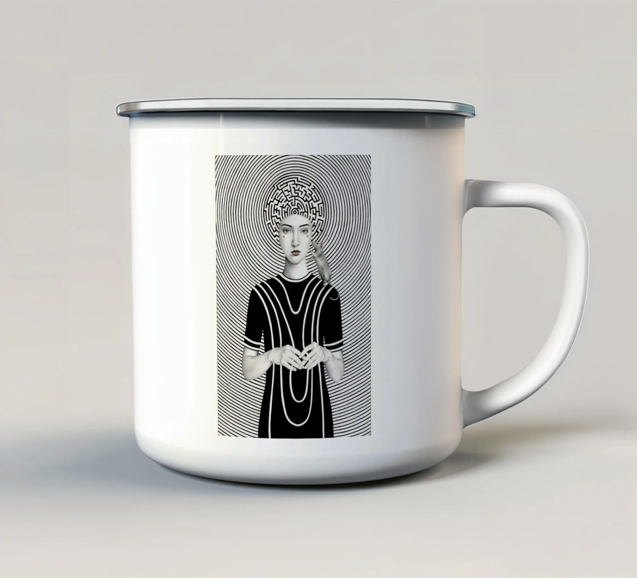 Mara tazza in smalto da Sofia Bonati
