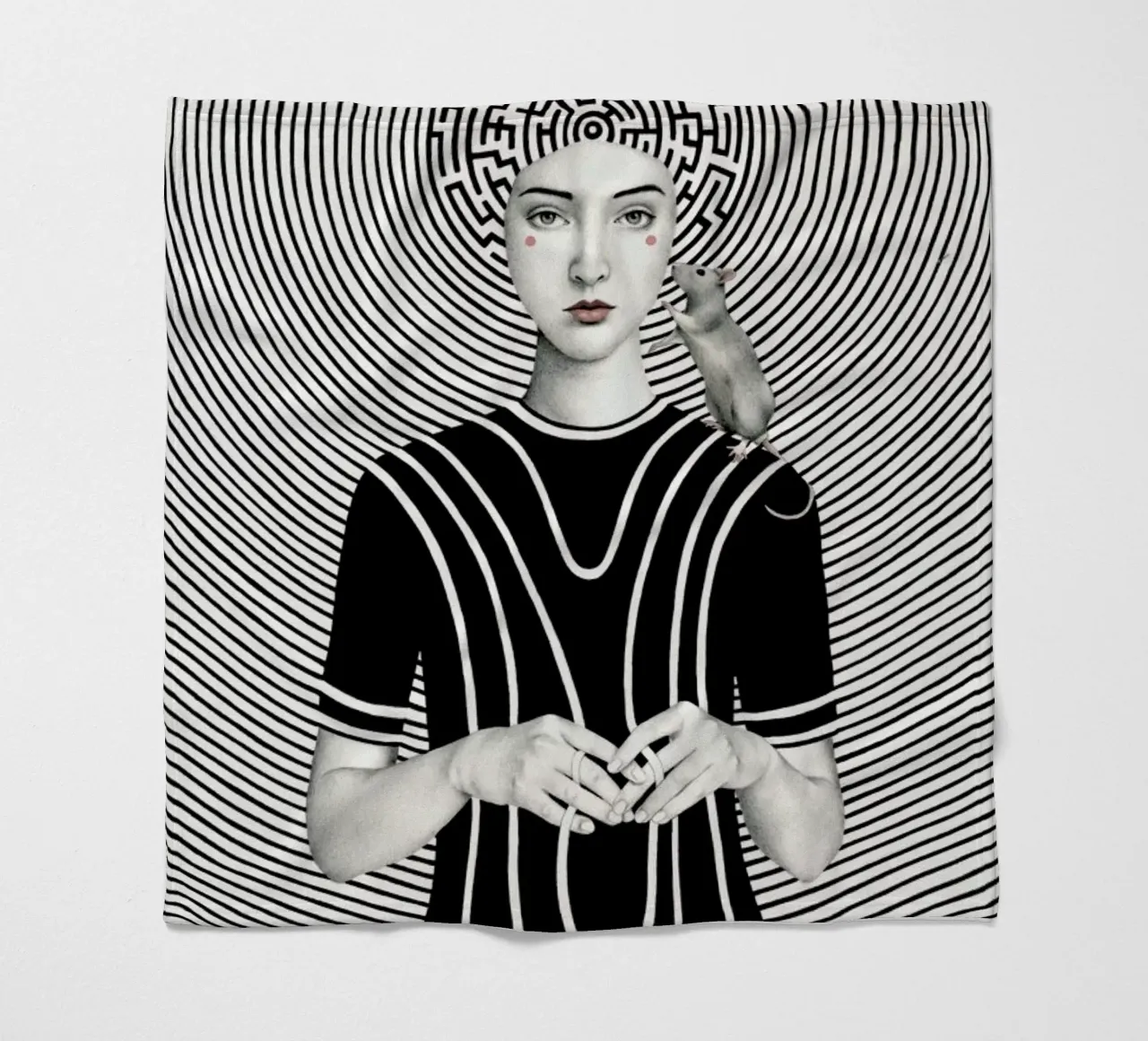 Mara Fleecedecke von Sofia Bonati