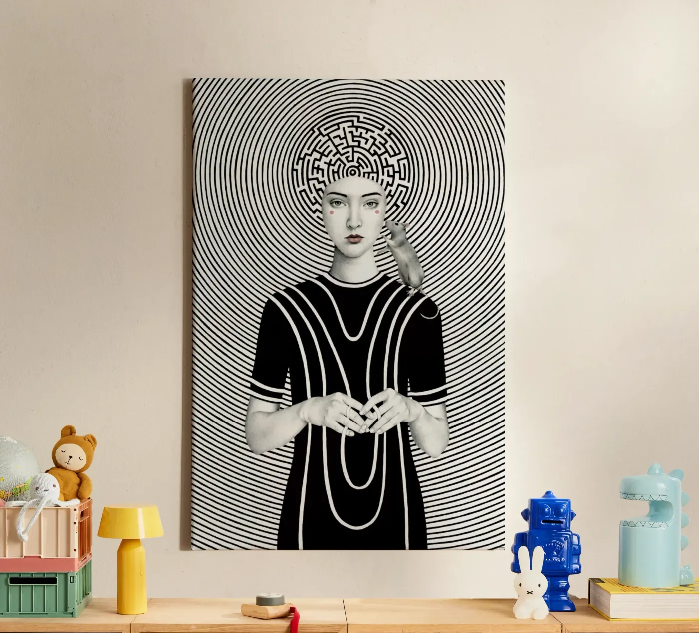 Mara canvas by Sofia Bonati