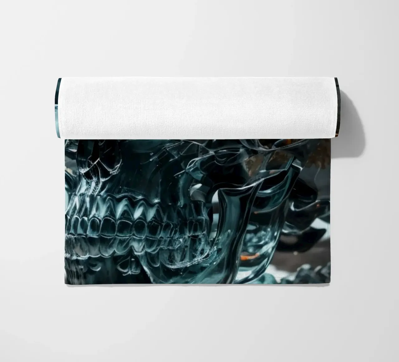 Skull Abstract Fantasy beach towel by LM2KONE
