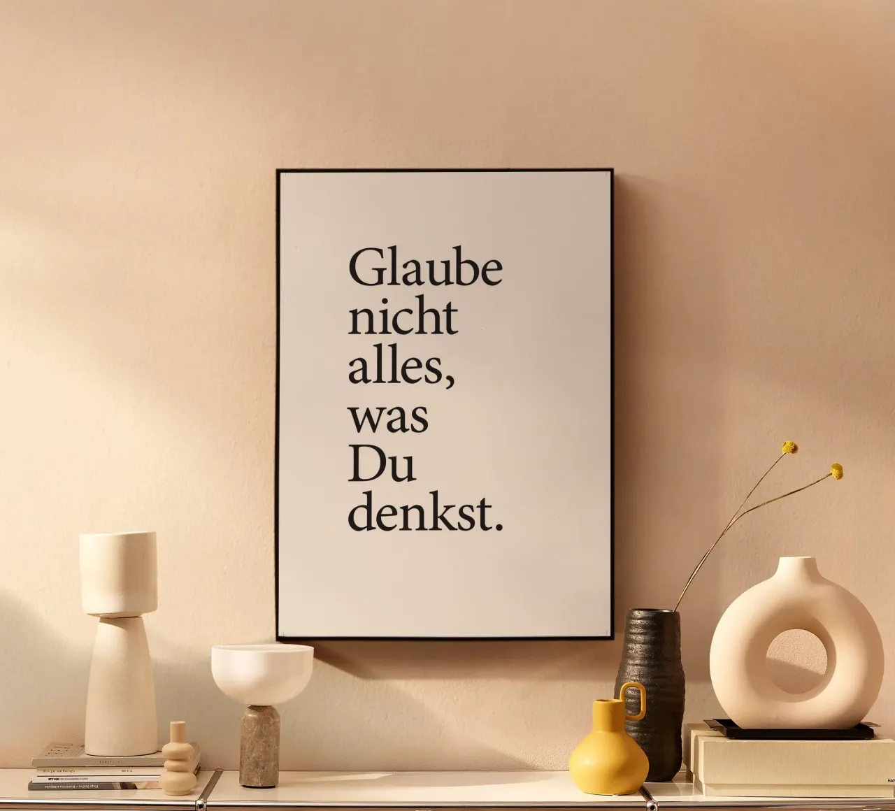 glaube nicht alles was du denkst panneau forex de Kavanga