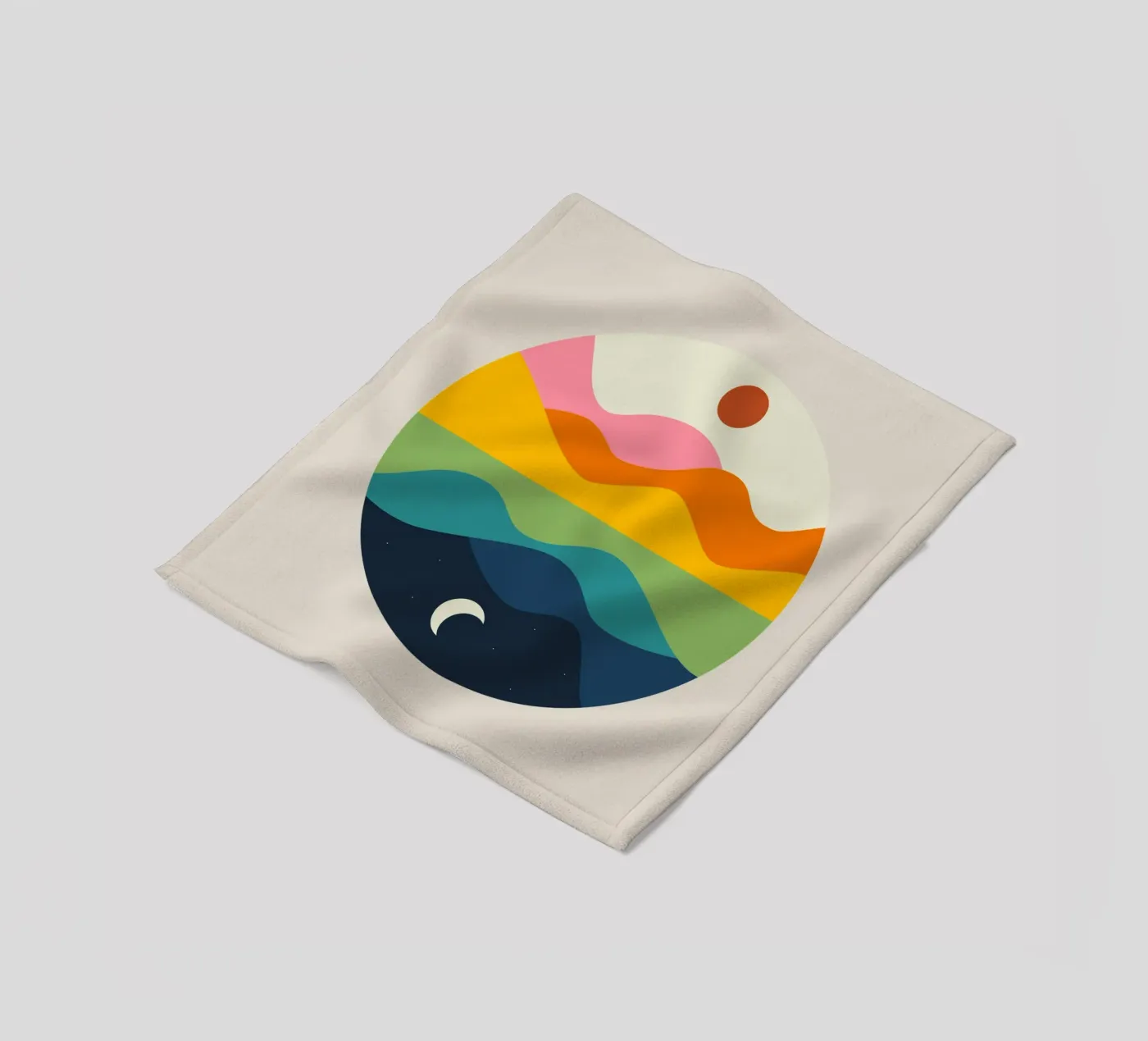 Specchio coperta in pile da Andy Westface