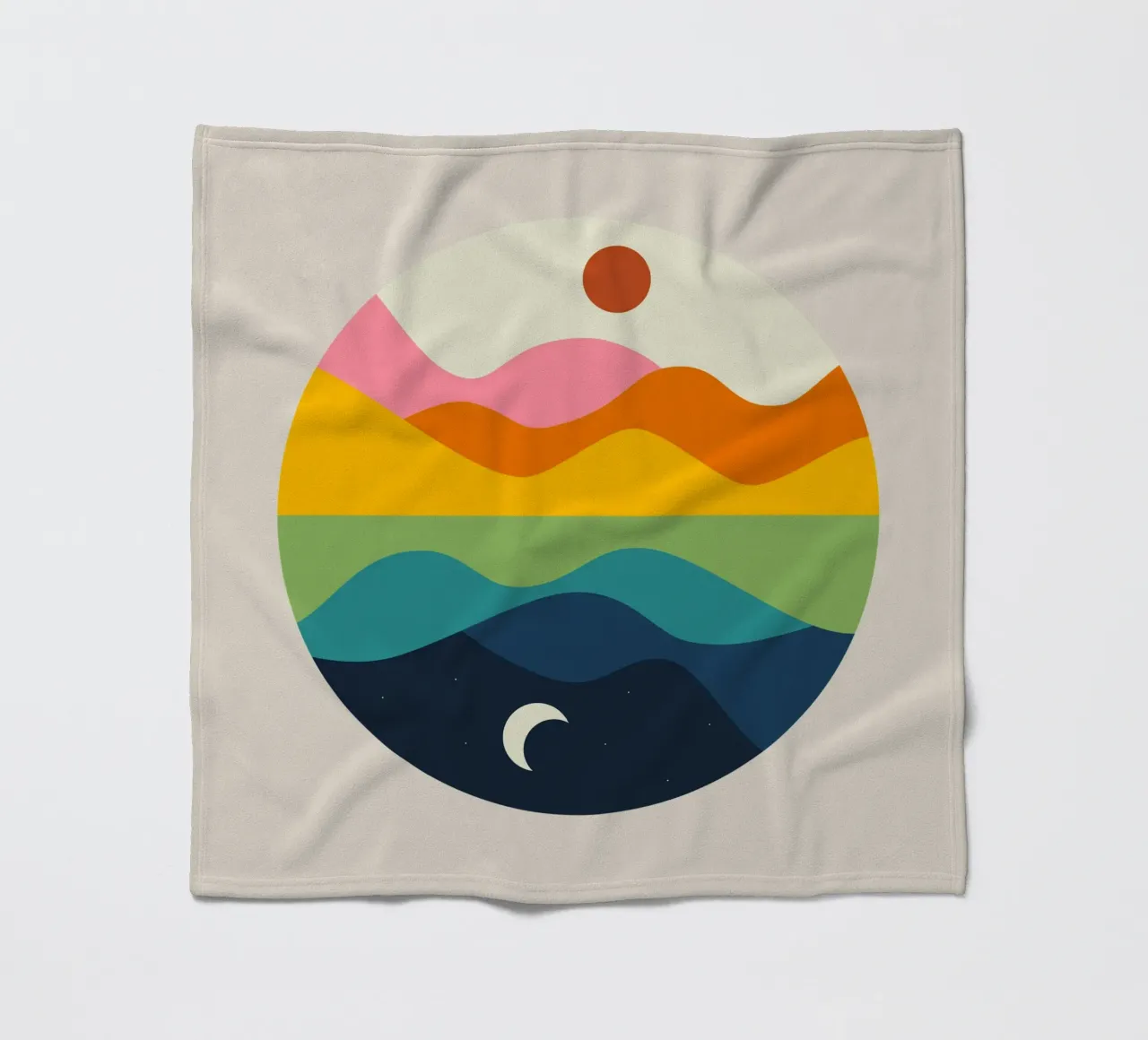 Mirror Fleecedecke von Andy Westface