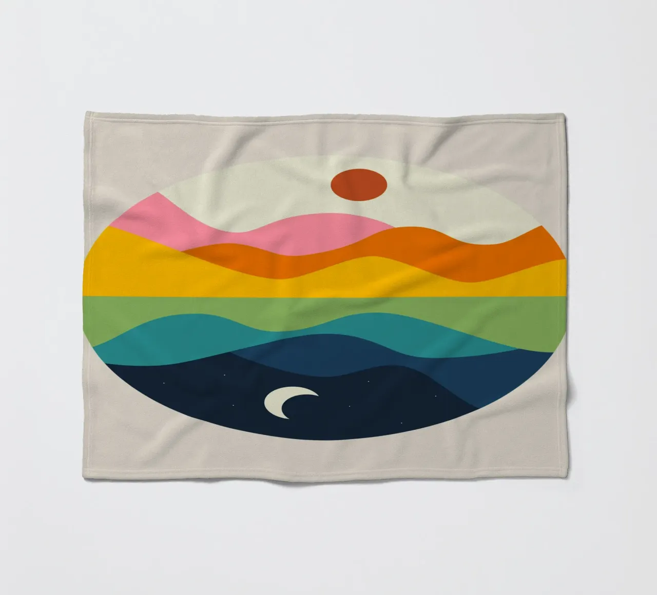 Mirror Fleecedecke von Andy Westface