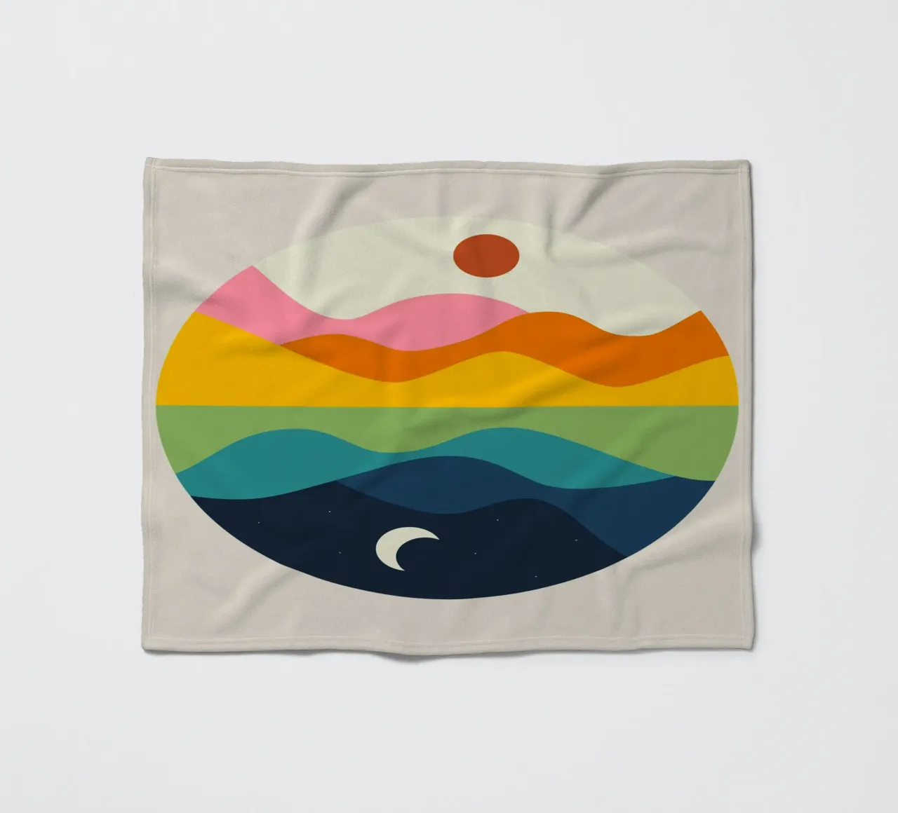 Mirror Fleecedecke von Andy Westface