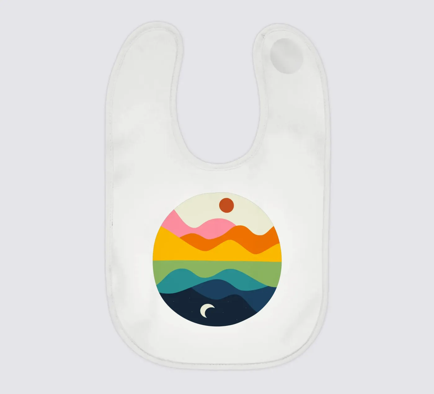 Mirror Babylätzchen von Andy Westface