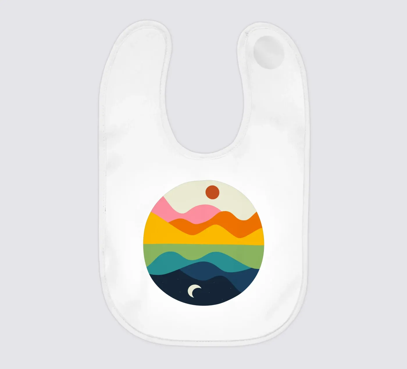 Mirror Babylätzchen von Andy Westface