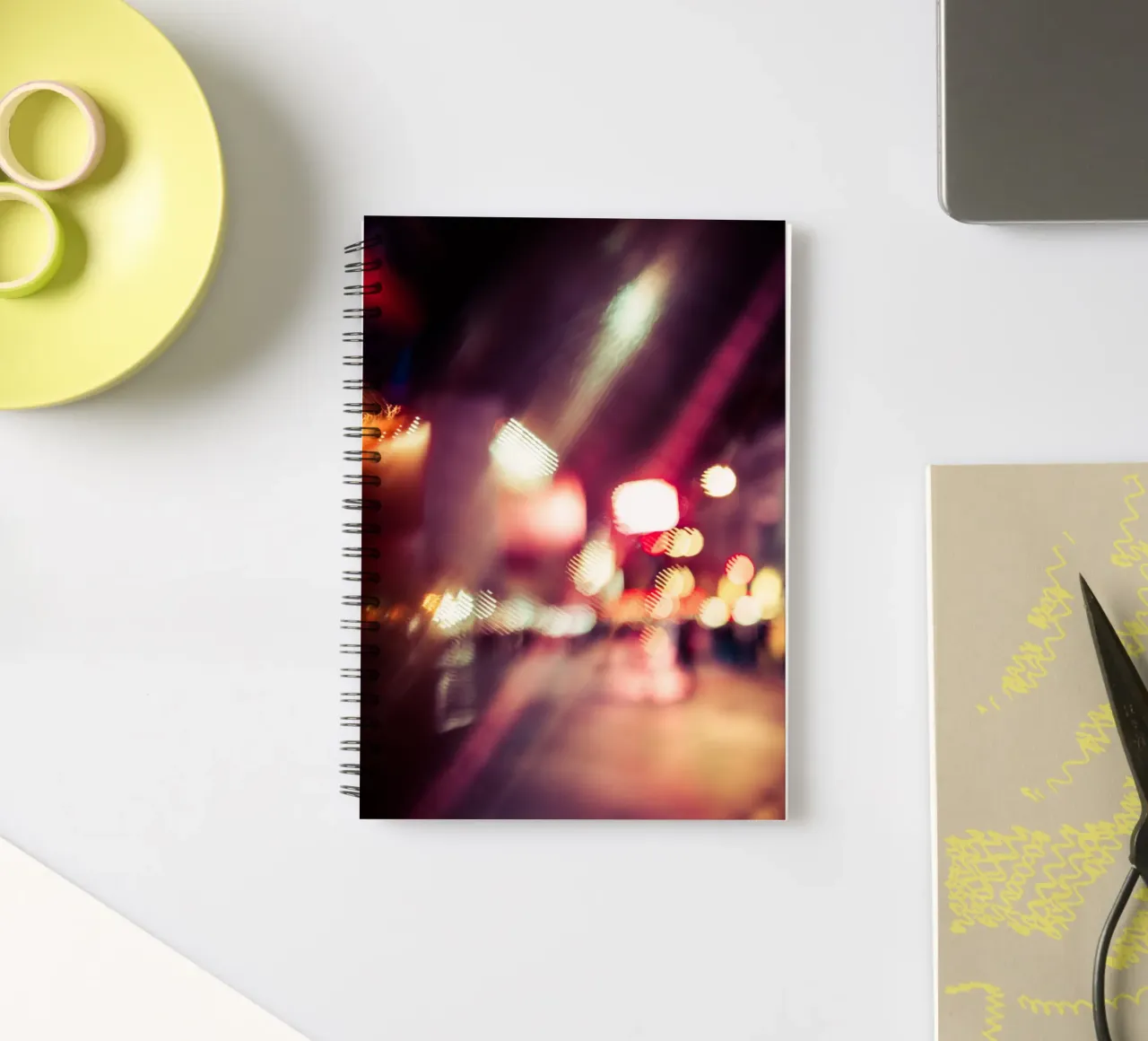 Abstrakt London spiral notebook by Flo Klein