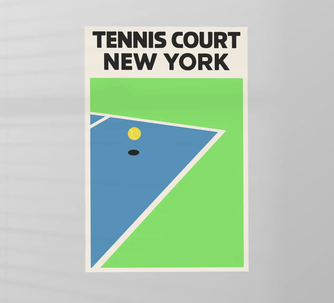 Match Point NYC – Retro Court Vibes pellicola backlit da SMPLE