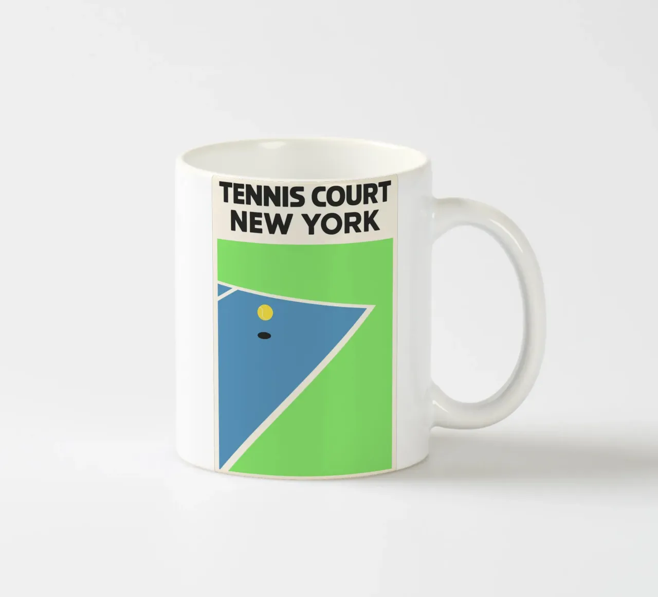 Match Point NYC – Retro Court Vibes tazza in ceramica da SMPLE